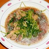 水菜と鶏肉の煮物